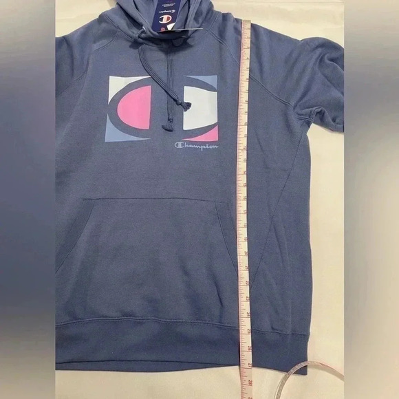 Champion Seven Seas Blue Women's Plus Size Hoodie Sweater Plus size 1X New - Picture 9 of 10